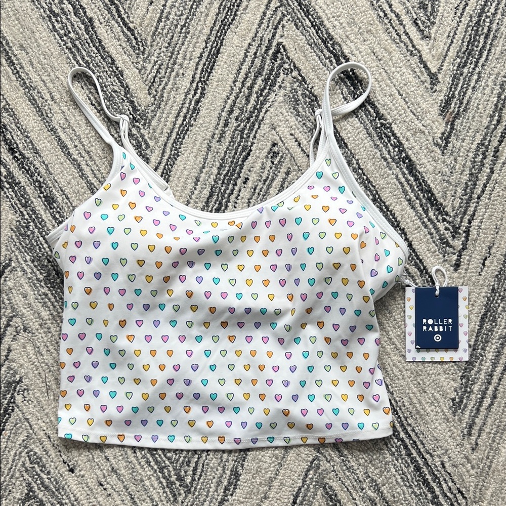 Roller Rabbitx Target Disco Hearts Tank Top Size Medium